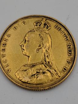 1887 Great Britain Gold Sovereign