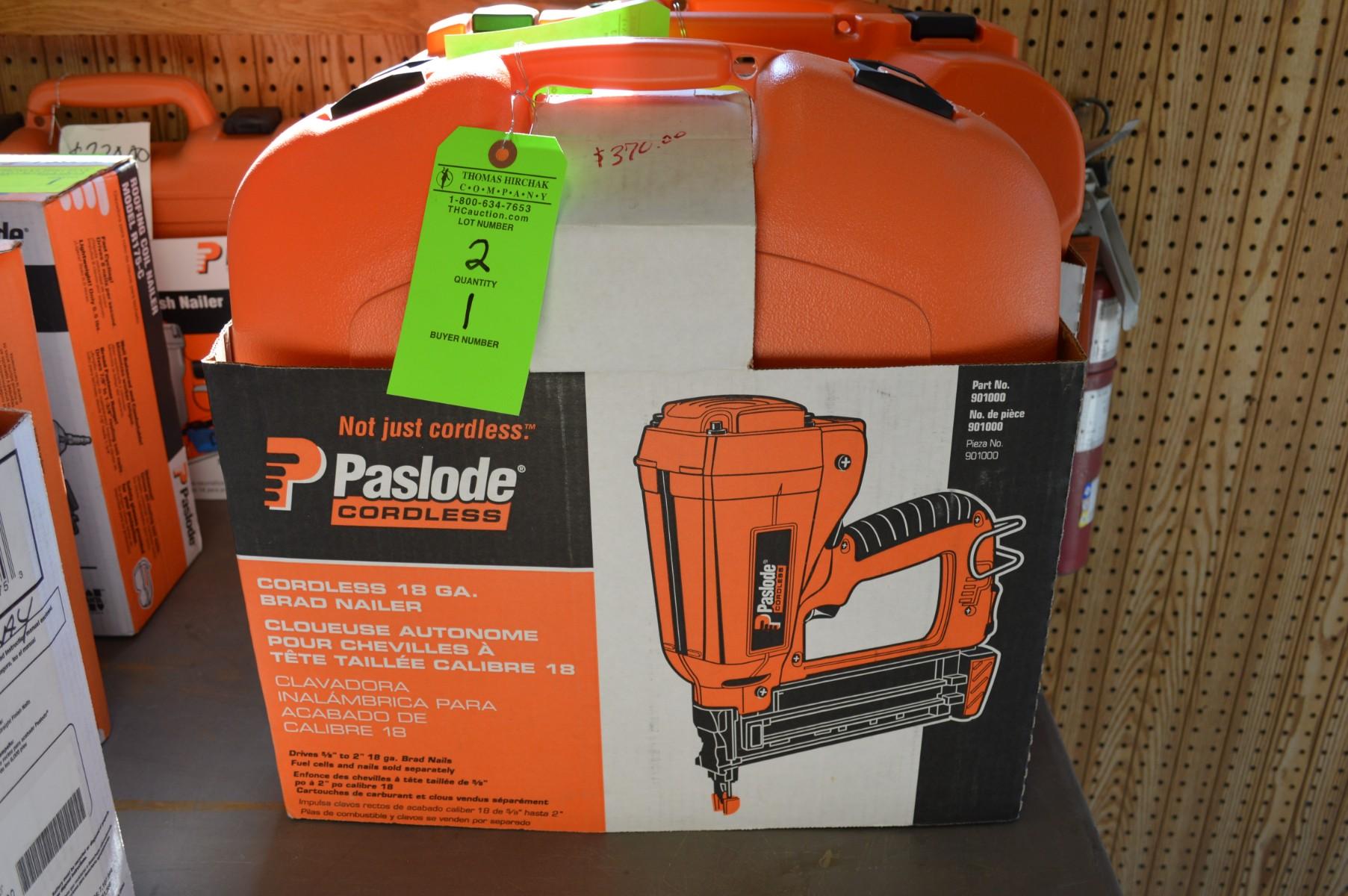 Paslode Cordless 18 Ga. Brad Nailer