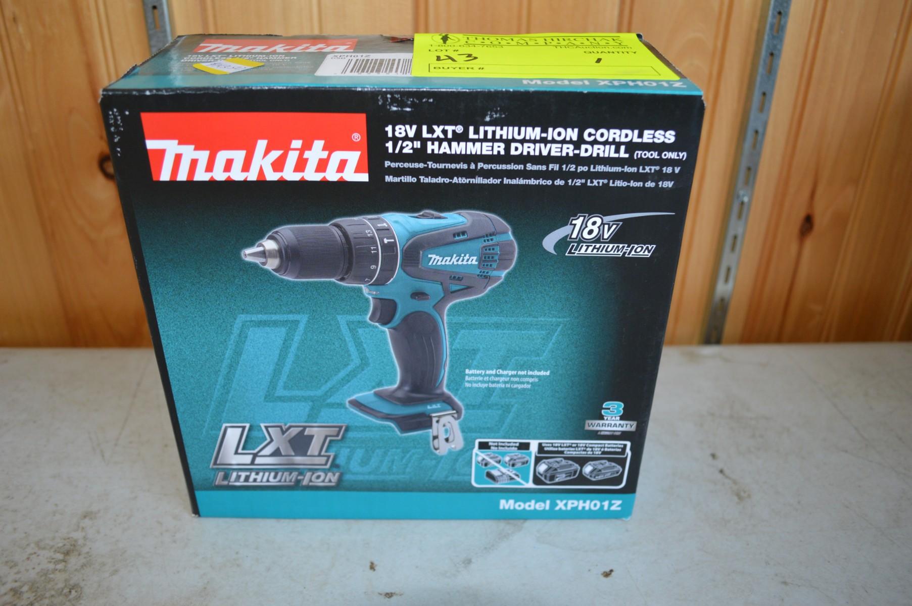 Makita Cordless 1/2" Hammer Driver / Drill