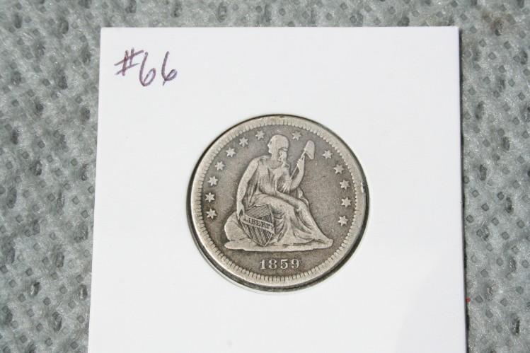 1859-O US 25¢