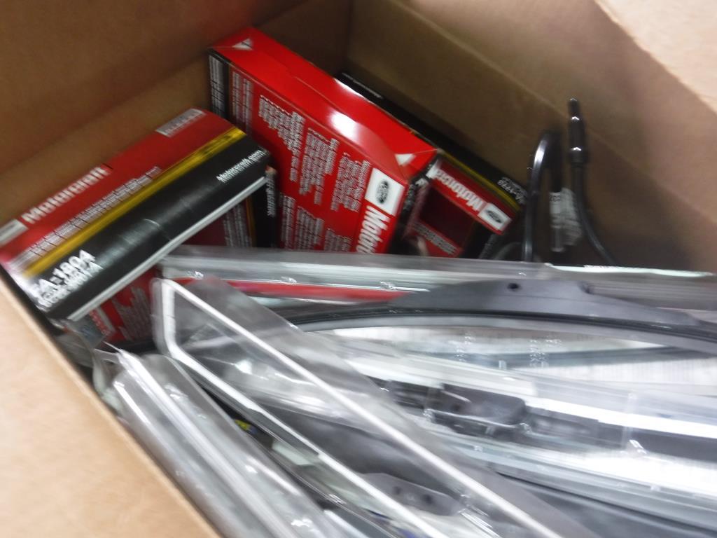 Assorted cooling lines, wipers, air filters, etc.