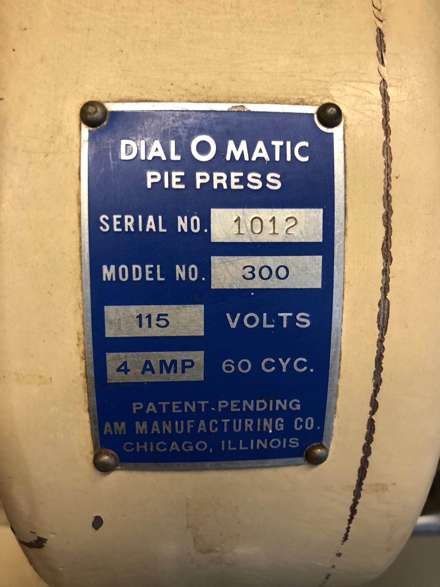 Dial O'Matic Pie Press