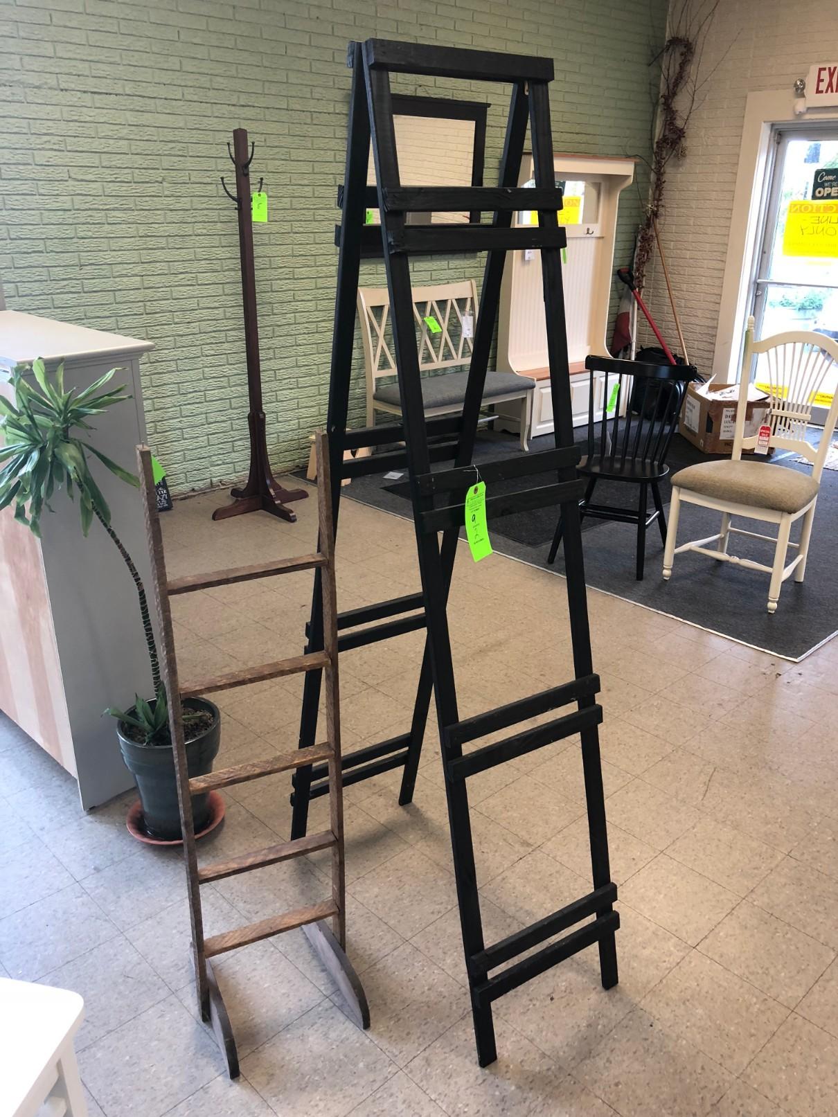 (2) Primitive Ladder-Style Displays