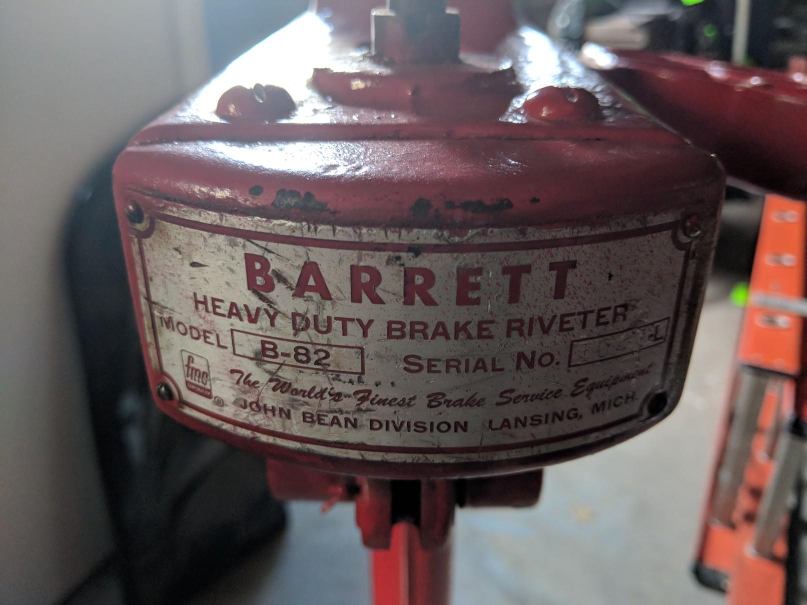 Barrett HD Brake Riveter