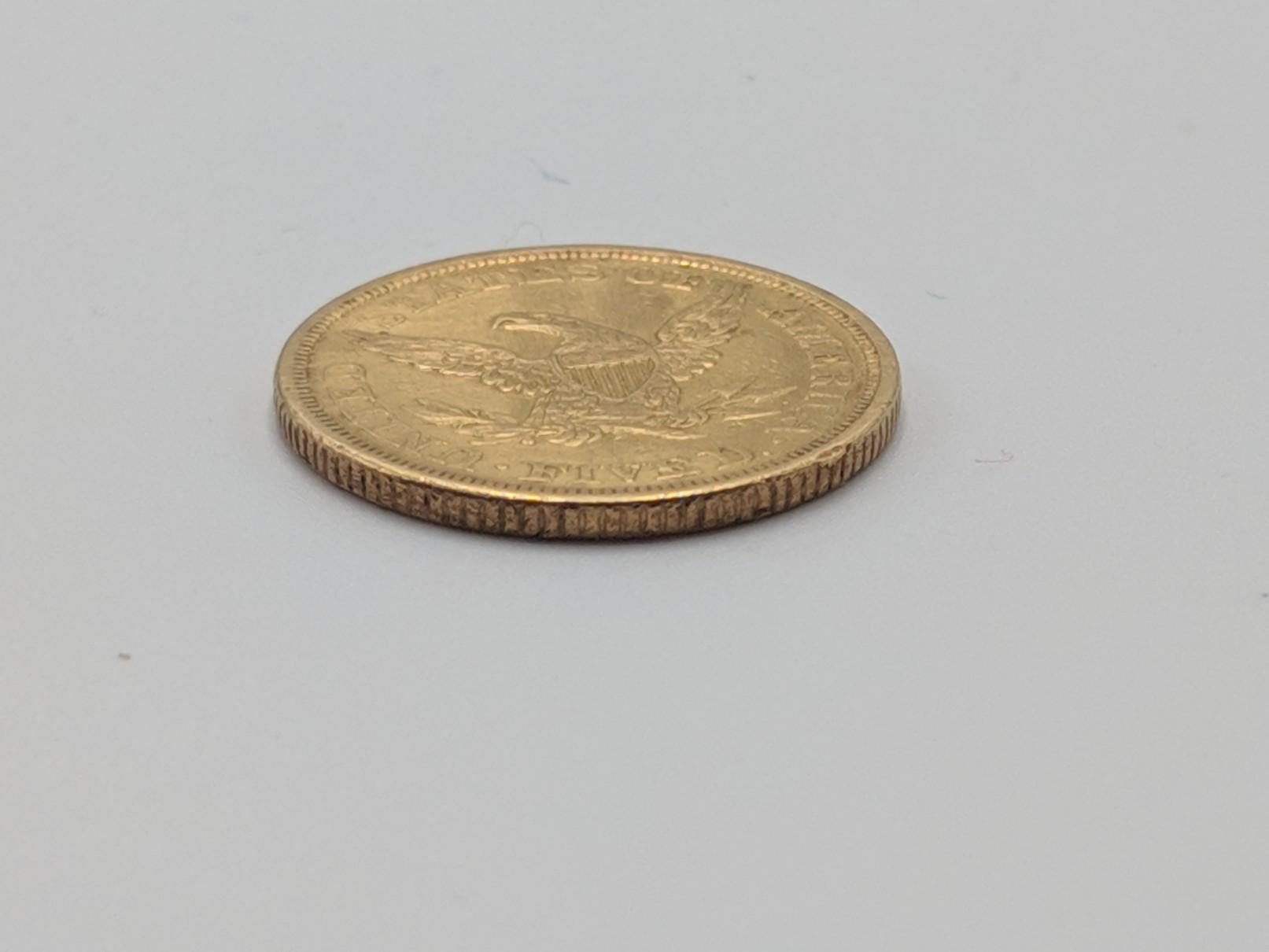 1851 Gold Liberty Head $5