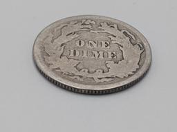 1891 Liberty Seated 10¢