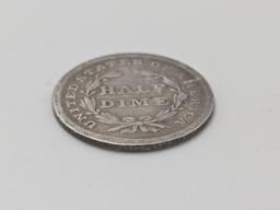 1838 Liberty Seated 5¢