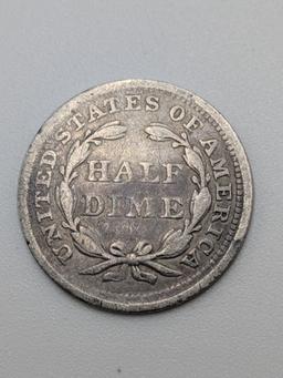 1856 Liberty Seated 5¢