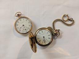 (2) Gold-Fill Pocket Watches
