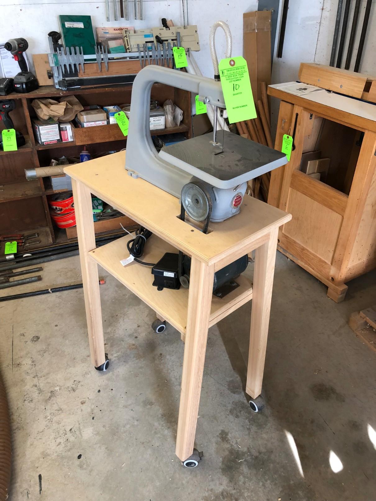 Power Kraft Scroll Saw w/ Custom Stand