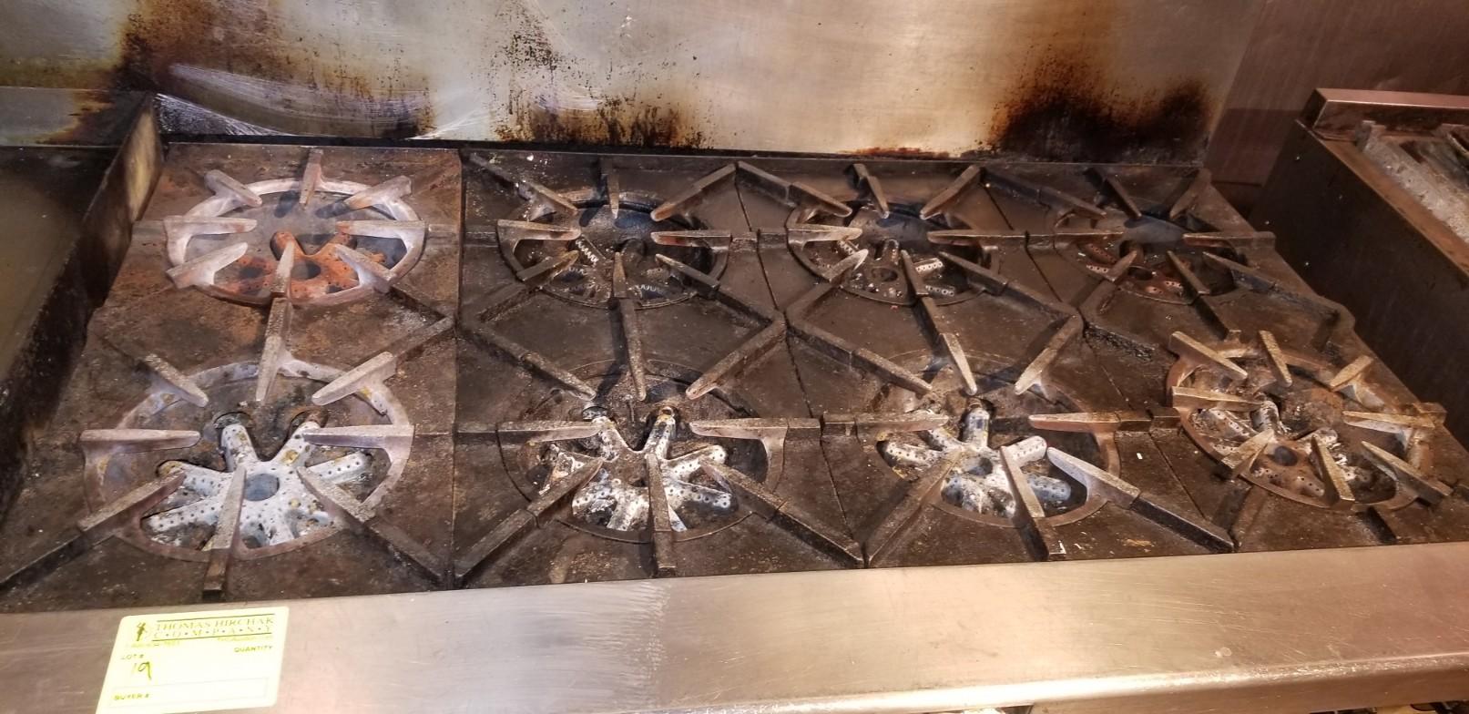 Garland 8 Burner Gas Range