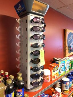 Asst. Food Products & Sunglass Display