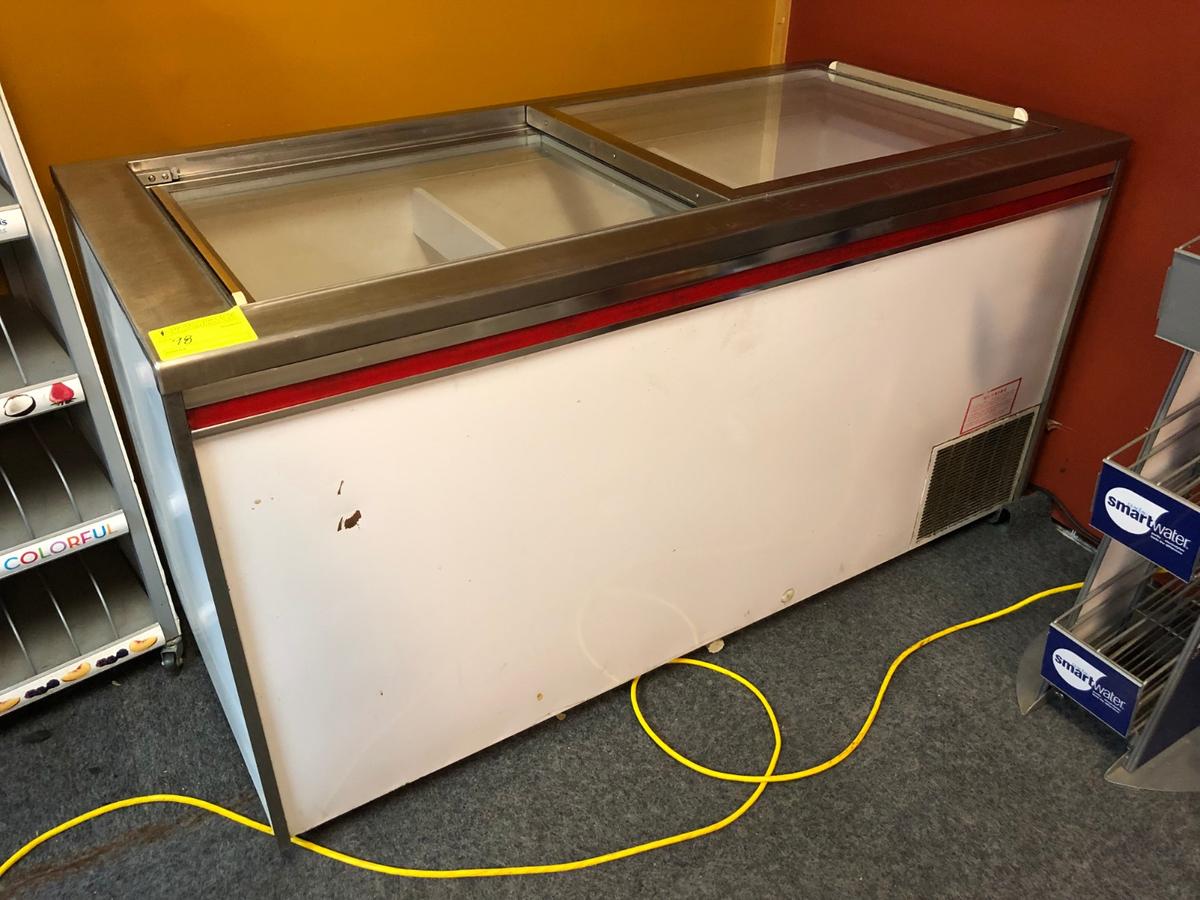 Sliding Glass-Top Dipping Cabinet