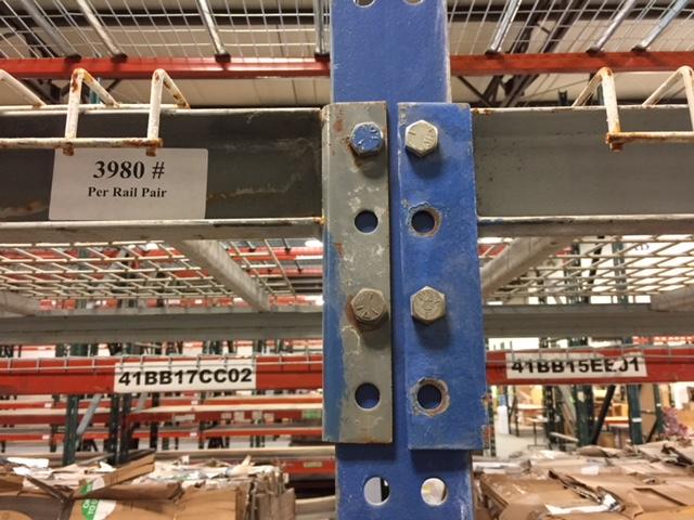 (8) Sections of Bolt Connect Pallet Rack