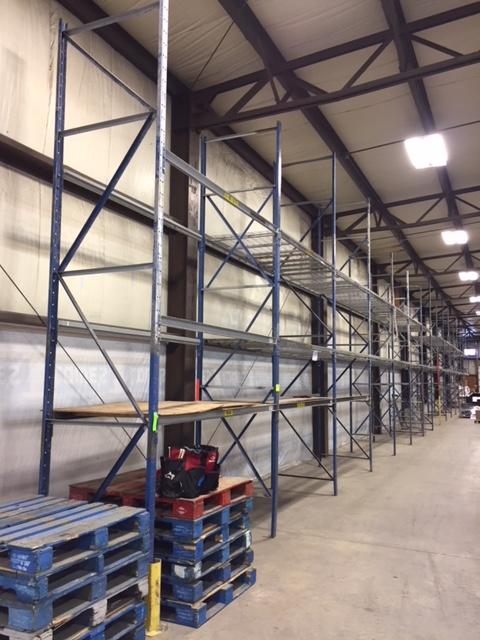 (7) Sections of Bolt Connect Pallet Rack