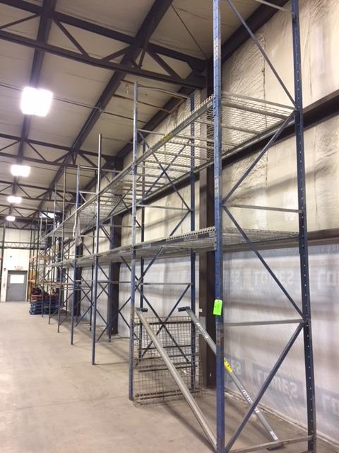 (7) Sections of Bolt Connect Pallet Rack