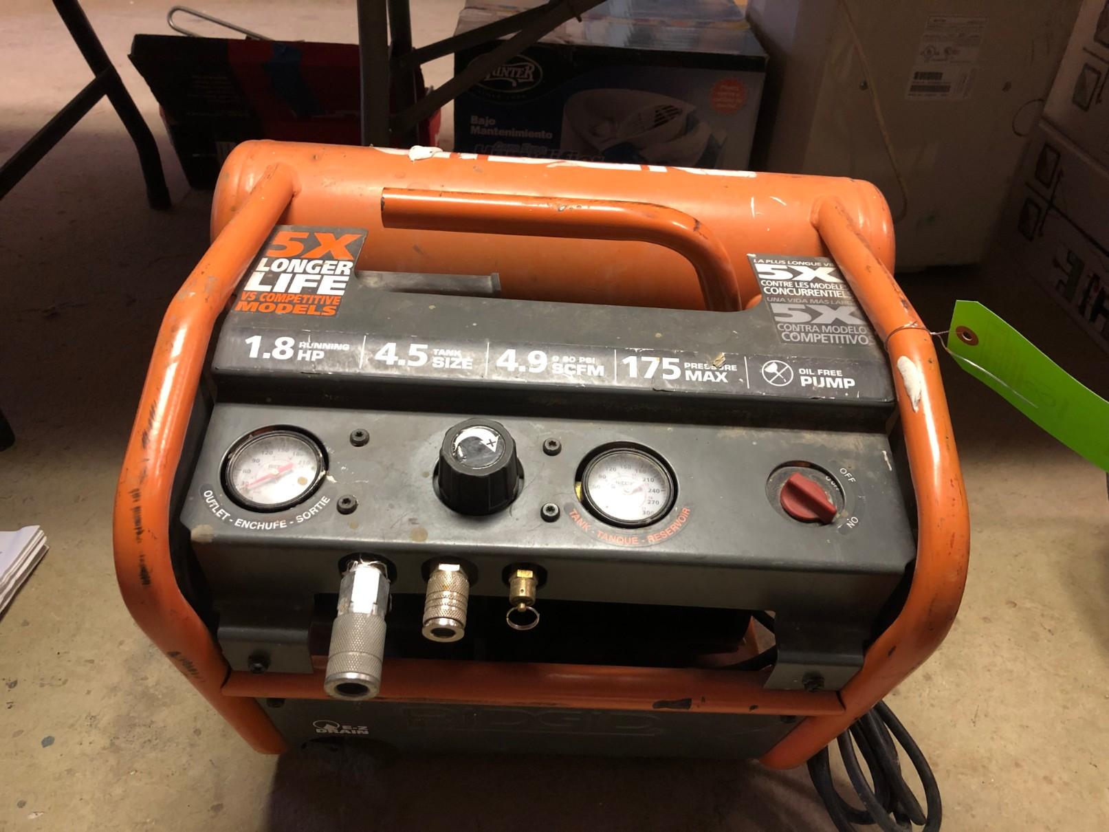 Ridgid 1.5 gal. Portable Air Compressor