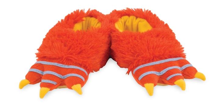 Case of (60)prs. Rich Frog Large Funky Feet Slippers-Dino