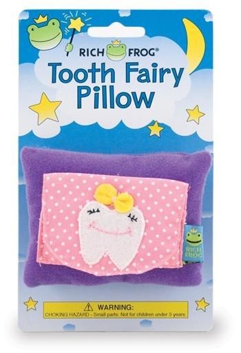 (90+/-) Rich Frog Tooth Fairy Pillows- Girl Tooth