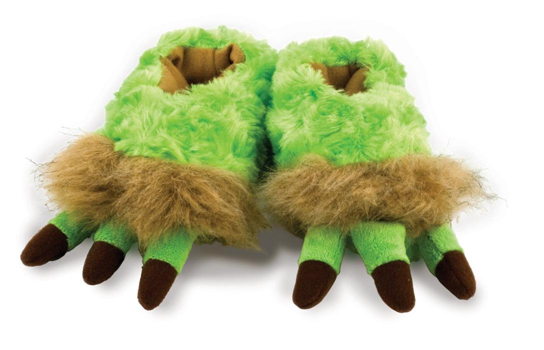 Case of (60)prs. Rich Frog Small Funky Feet Slippers-Monster Feet