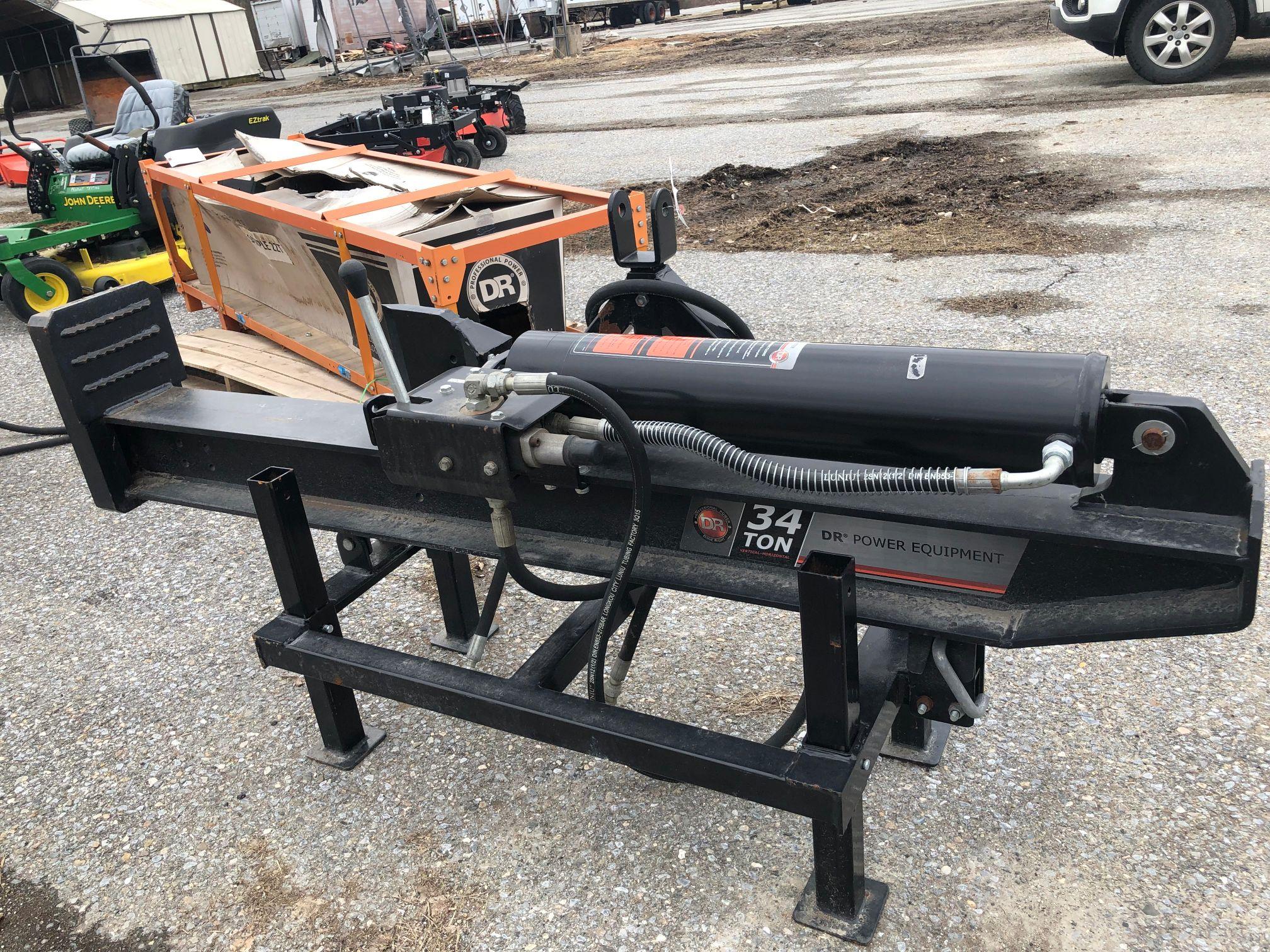 DR 34 Ton Horizontal/Vertical 3PH Log Splitter