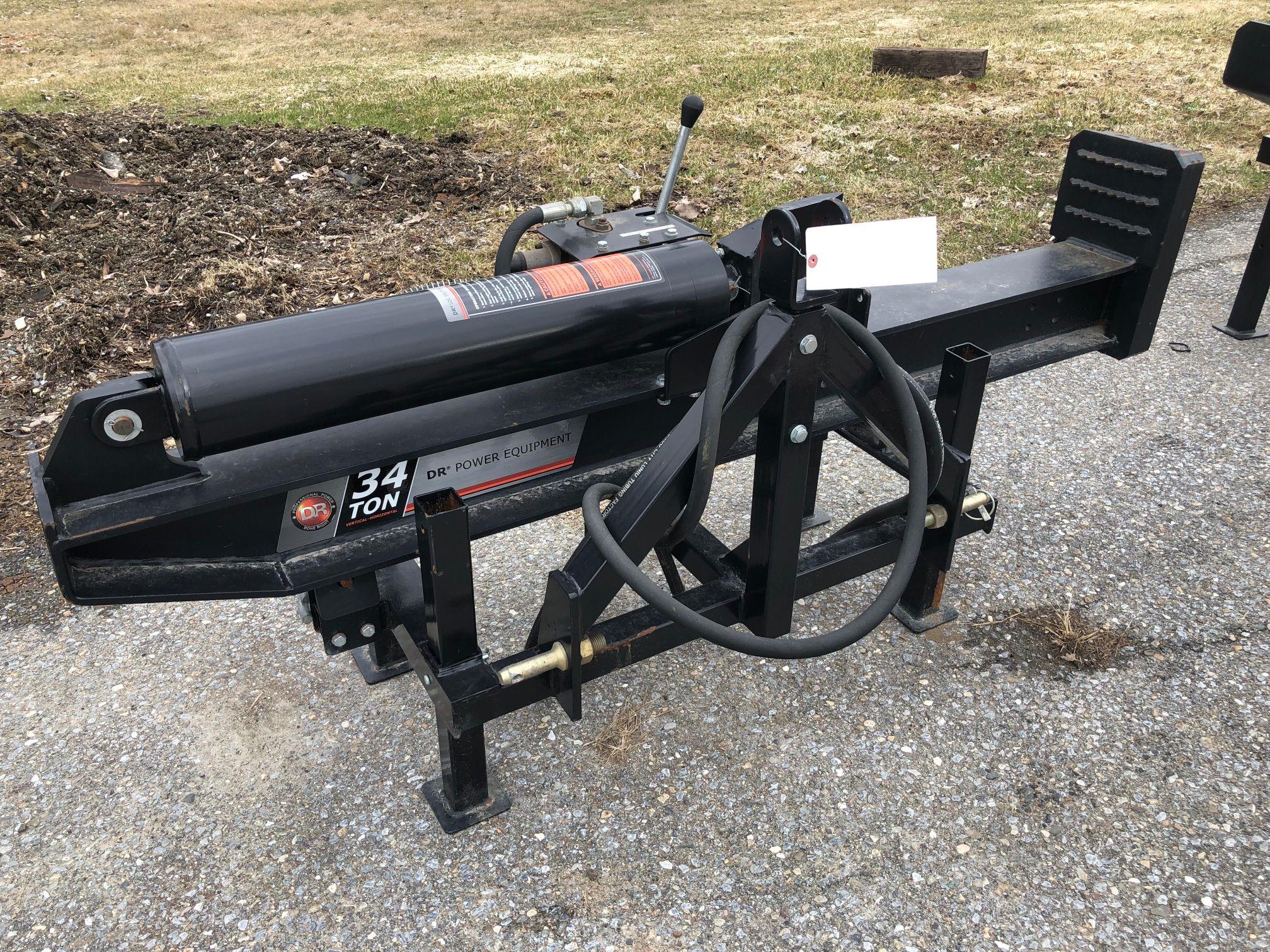 DR 34 Ton Horizontal/Vertical 3PH Log Splitter