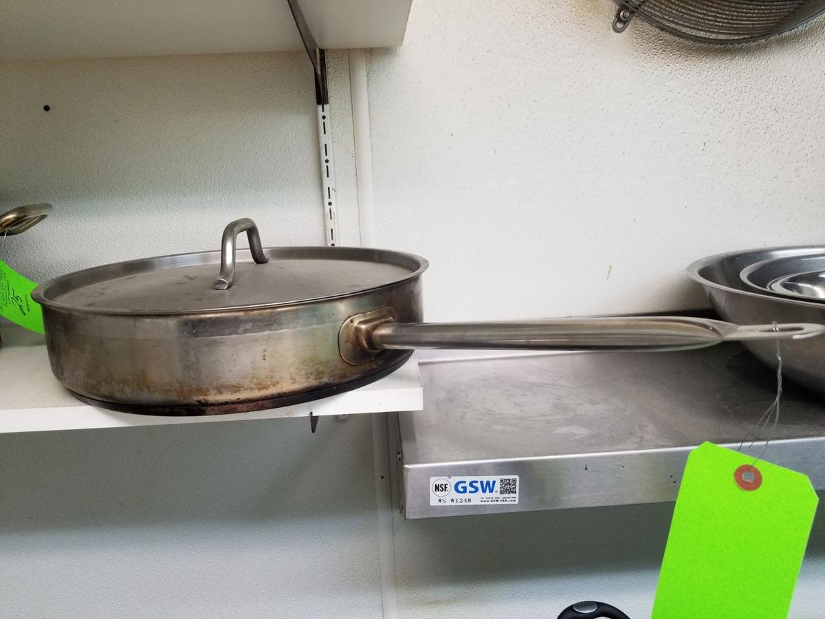 14" SS Braising Pan