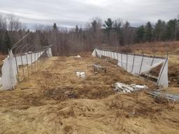 100' x 30' Partial Greenhouse Frame