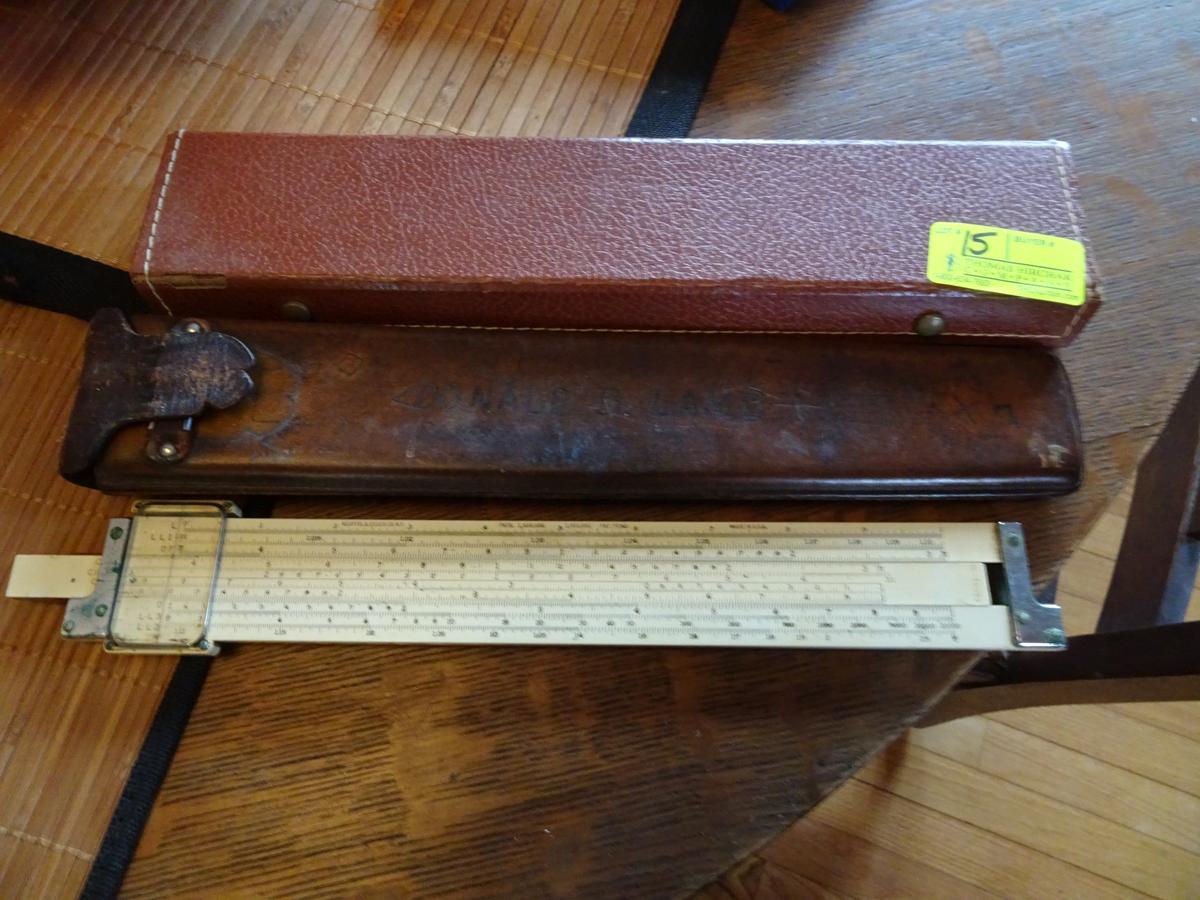 Drafting Tools;  Cased "Gerber Scientific Instrument Co. Hartford CT, Gerbe