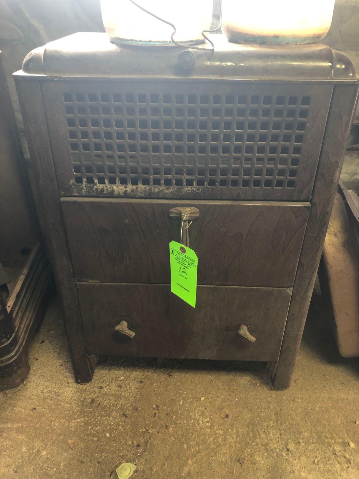 Vintage Kerosene Heater w/ Fuel Bottles