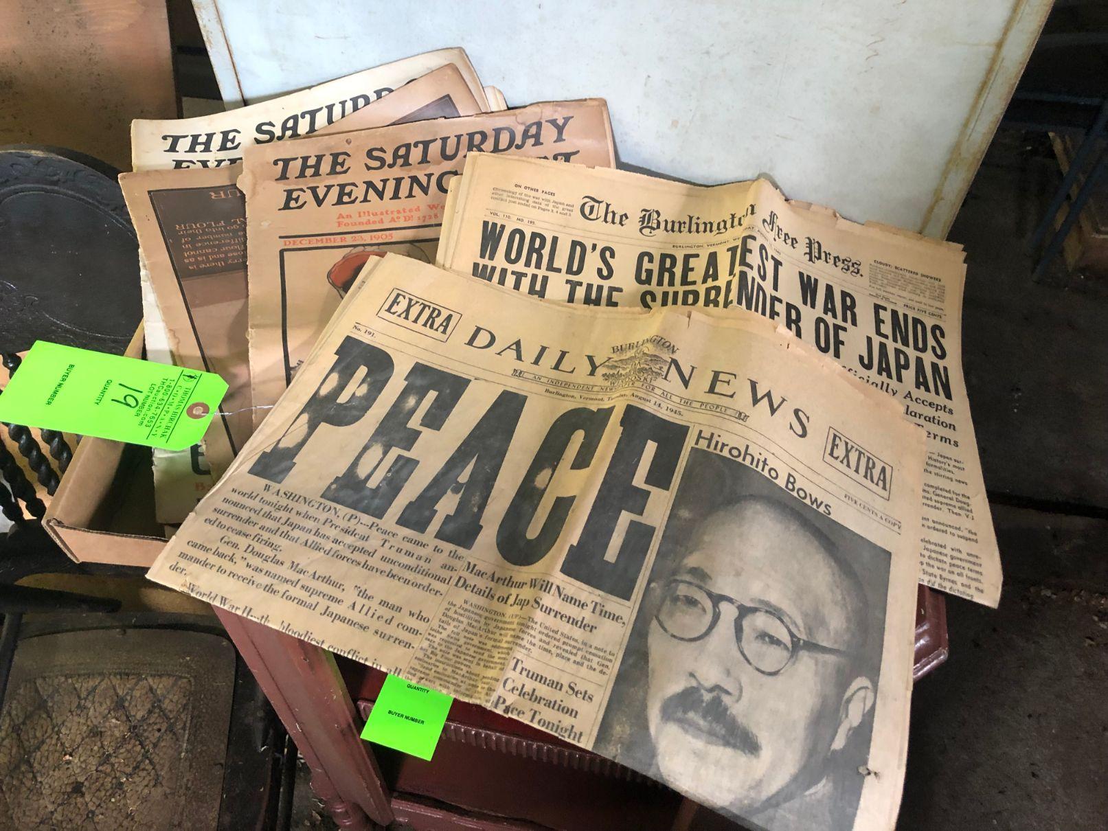 Ephemera News Papers