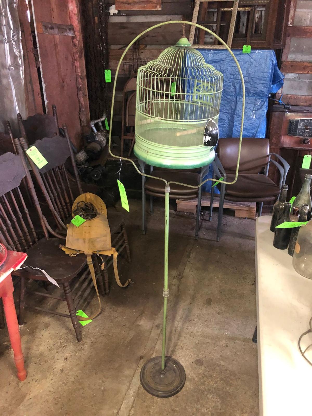 Victorian Bird Cage w/ Stand