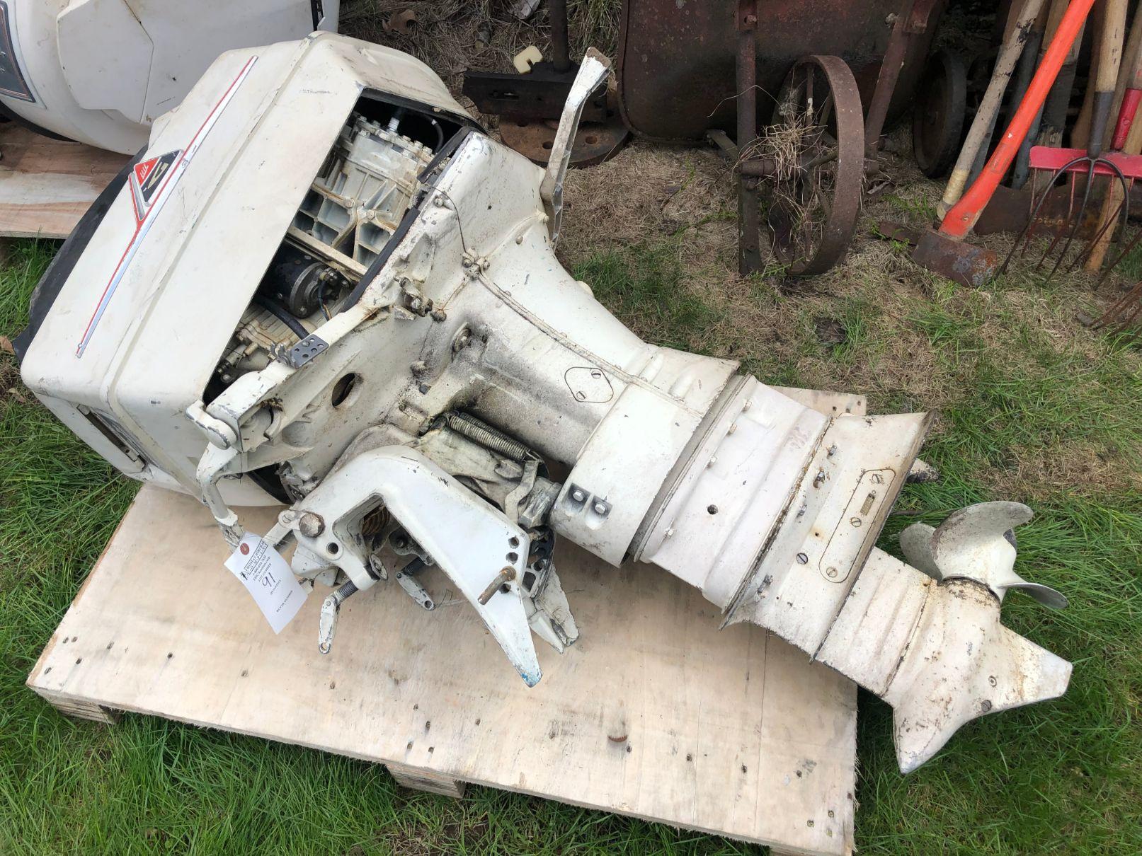 Vintage Gale Sovereign 60hp Outboard Motor