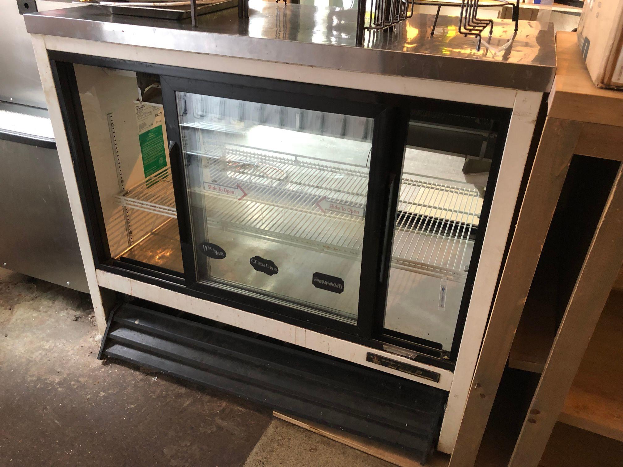 True 4' Refrigerated Deli Display Case