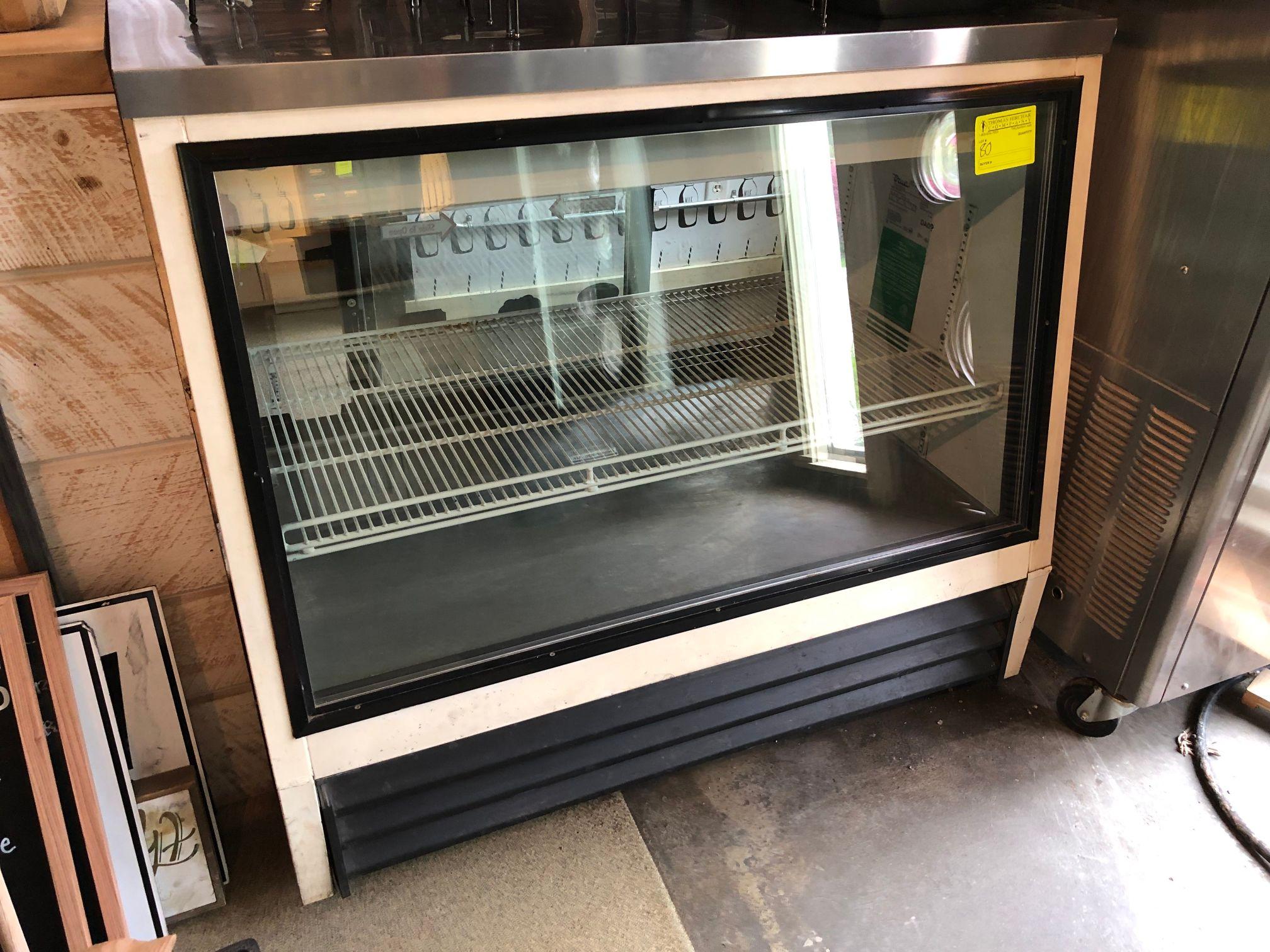 True 4' Refrigerated Deli Display Case