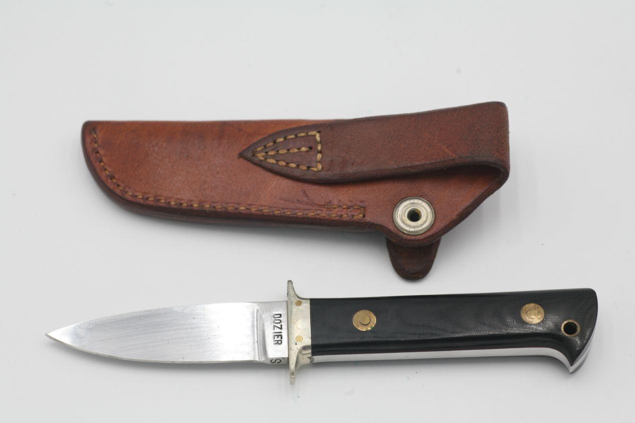 Vintage Dozier Fixed Blade Hunting Knife