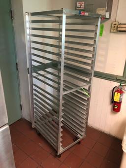 Wilder Aluminum Rolling Sheet Pan Rack