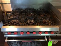 Vulcan Double Oven 6 Burner w/ Griddle Range