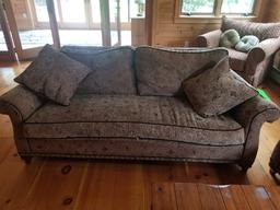 Sofa w/ Paisley Upholstery