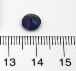 Sapphire, round cut