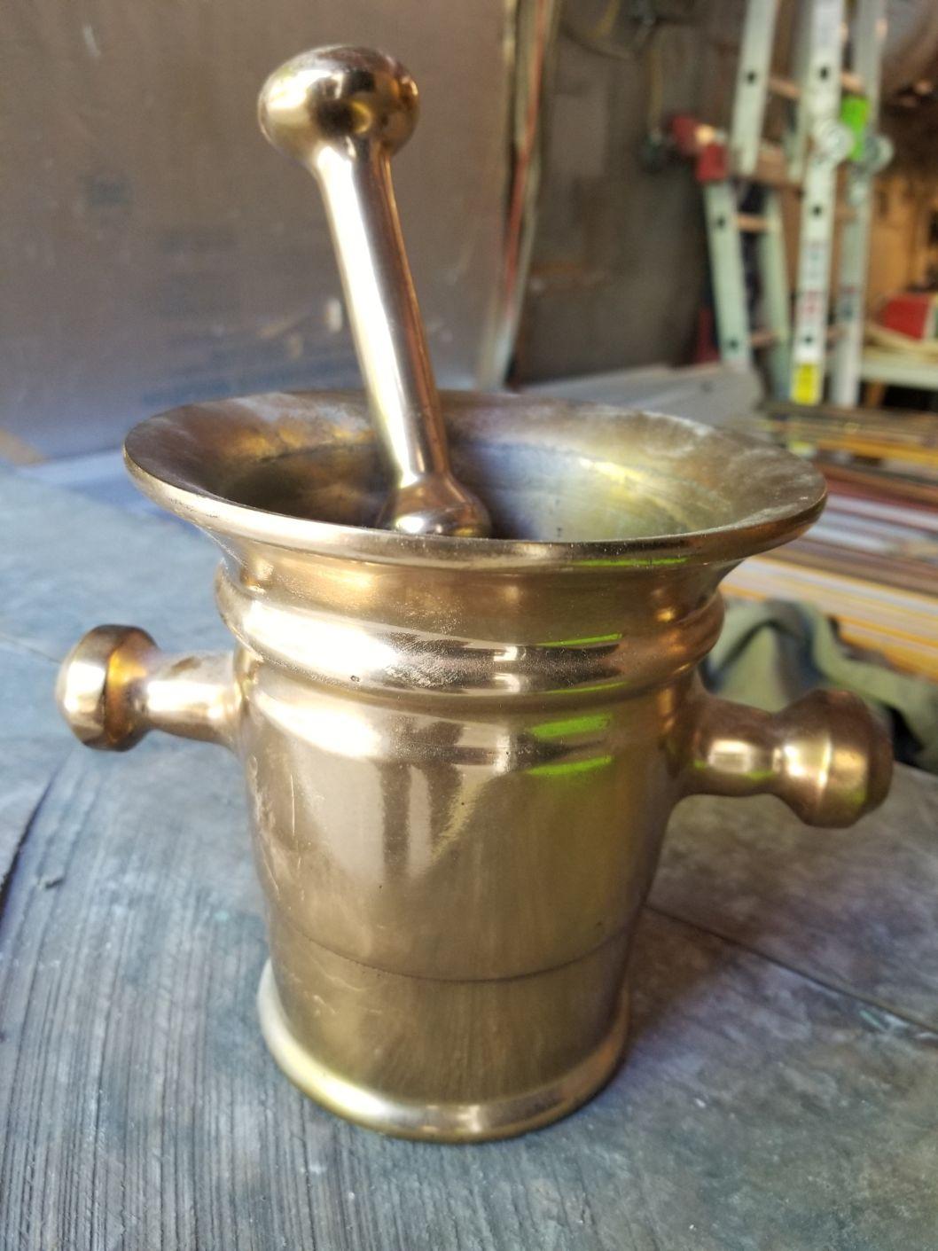 Brass Mortar & Pestle