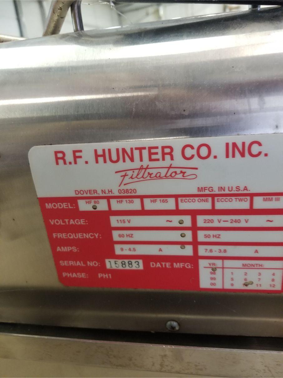 R F Hunter Filtrator