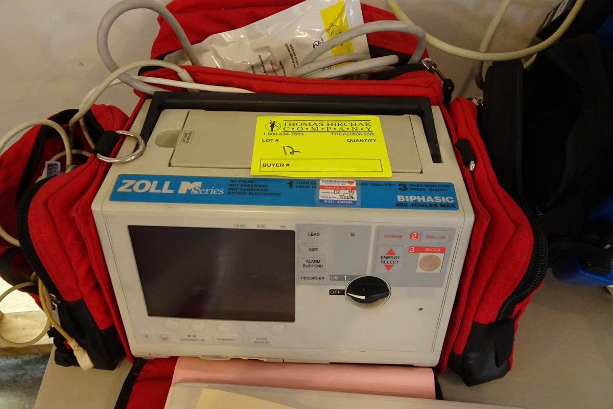 Zoll M Series Biphasic 200 Joules Max #TO1F23291 defibrillator