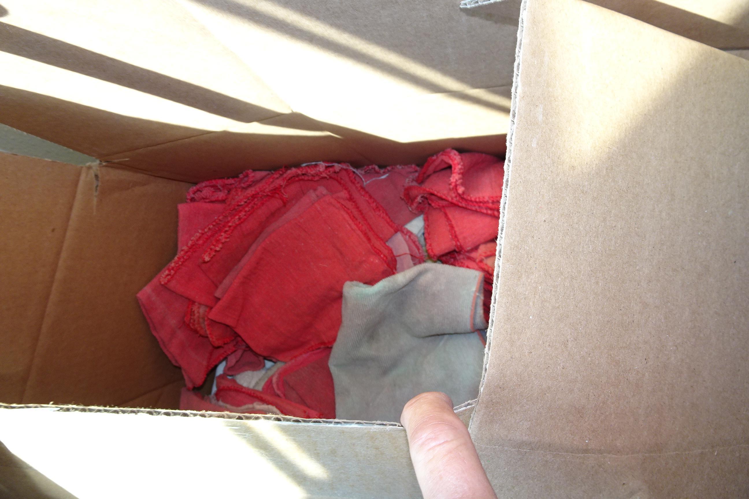 Box of Garage Rags