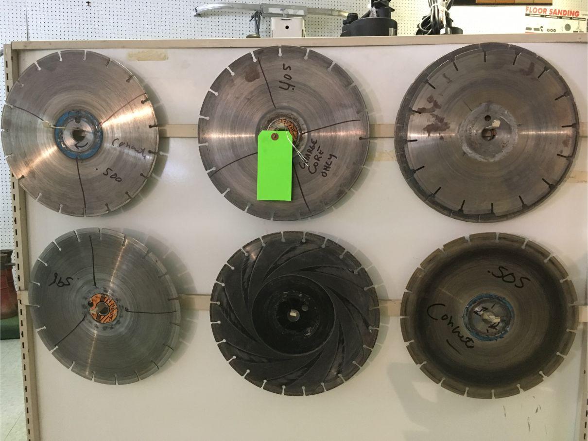 Asst. Used Abrasive Saw Blades