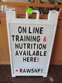 Poly Breadboard Sidewalk Sign