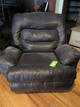 United Furniture Industry Imitation Leather Rocking Recliner