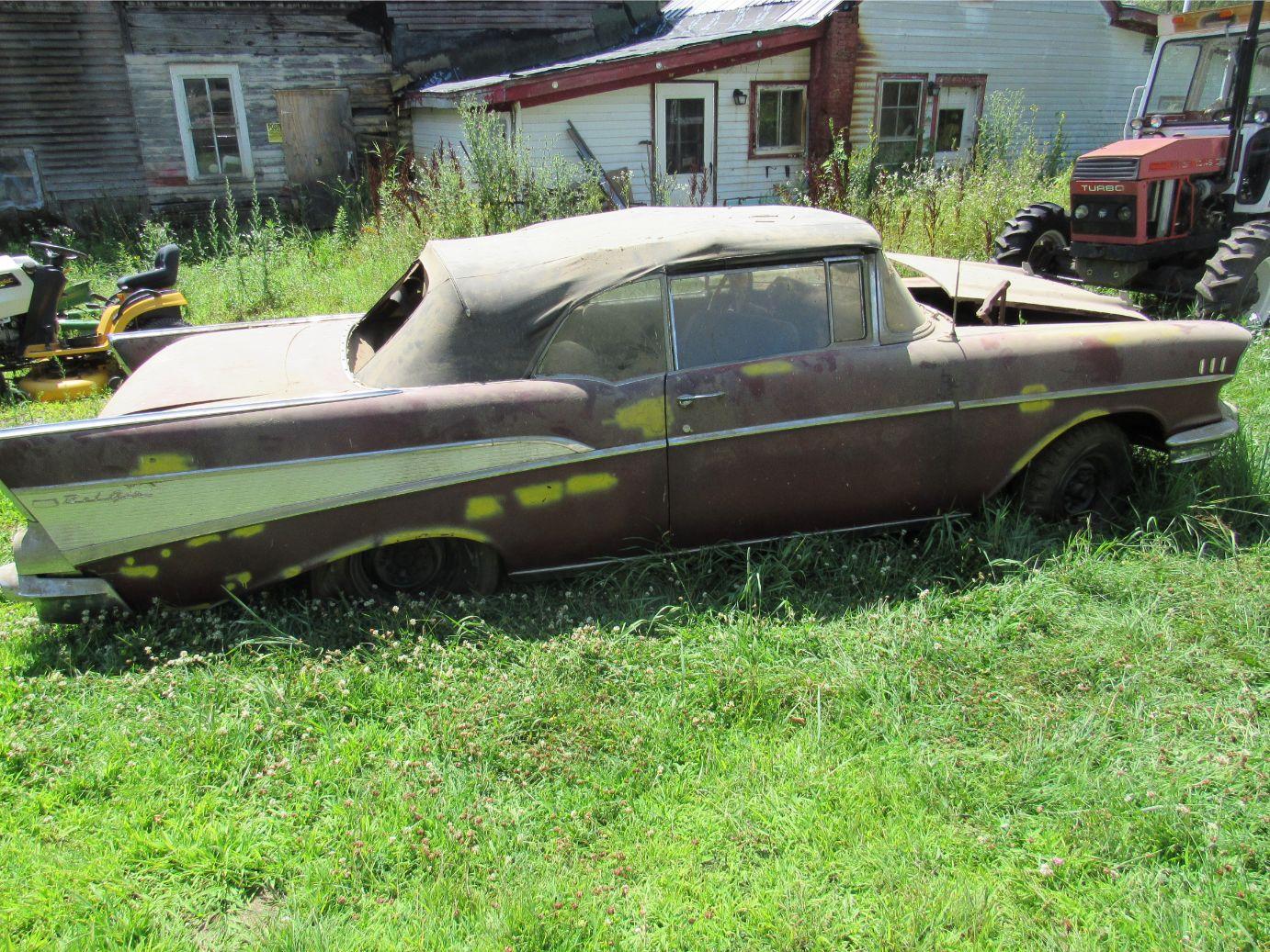 57 Chevy Bel Aire Convertible