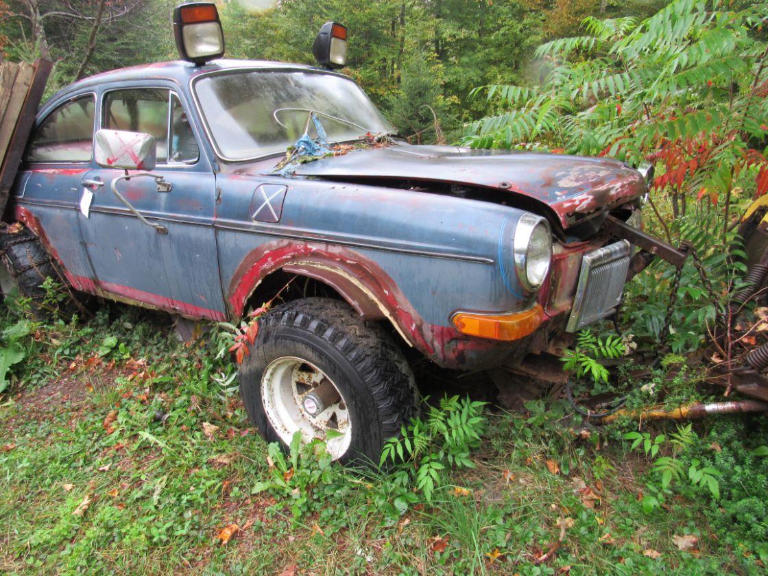 Custom Yard Plow W/ Ford 4WD Platform On Volkswagen Body