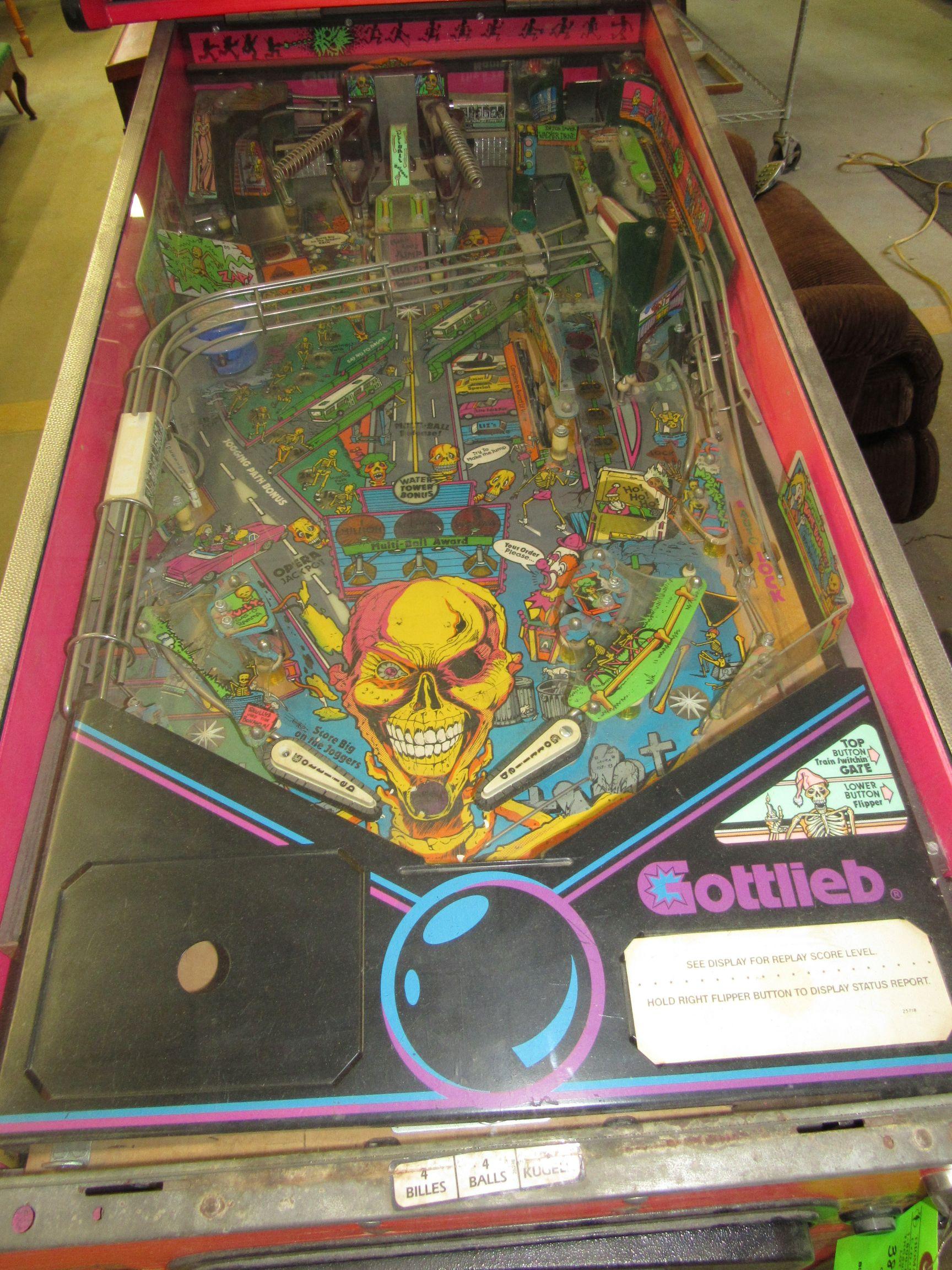 Gottlieb "Bone Busters, Inc." Pinball Machine